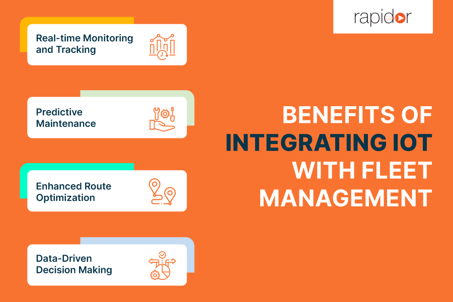 Benefits of Integrating IoT With Fleet Management
